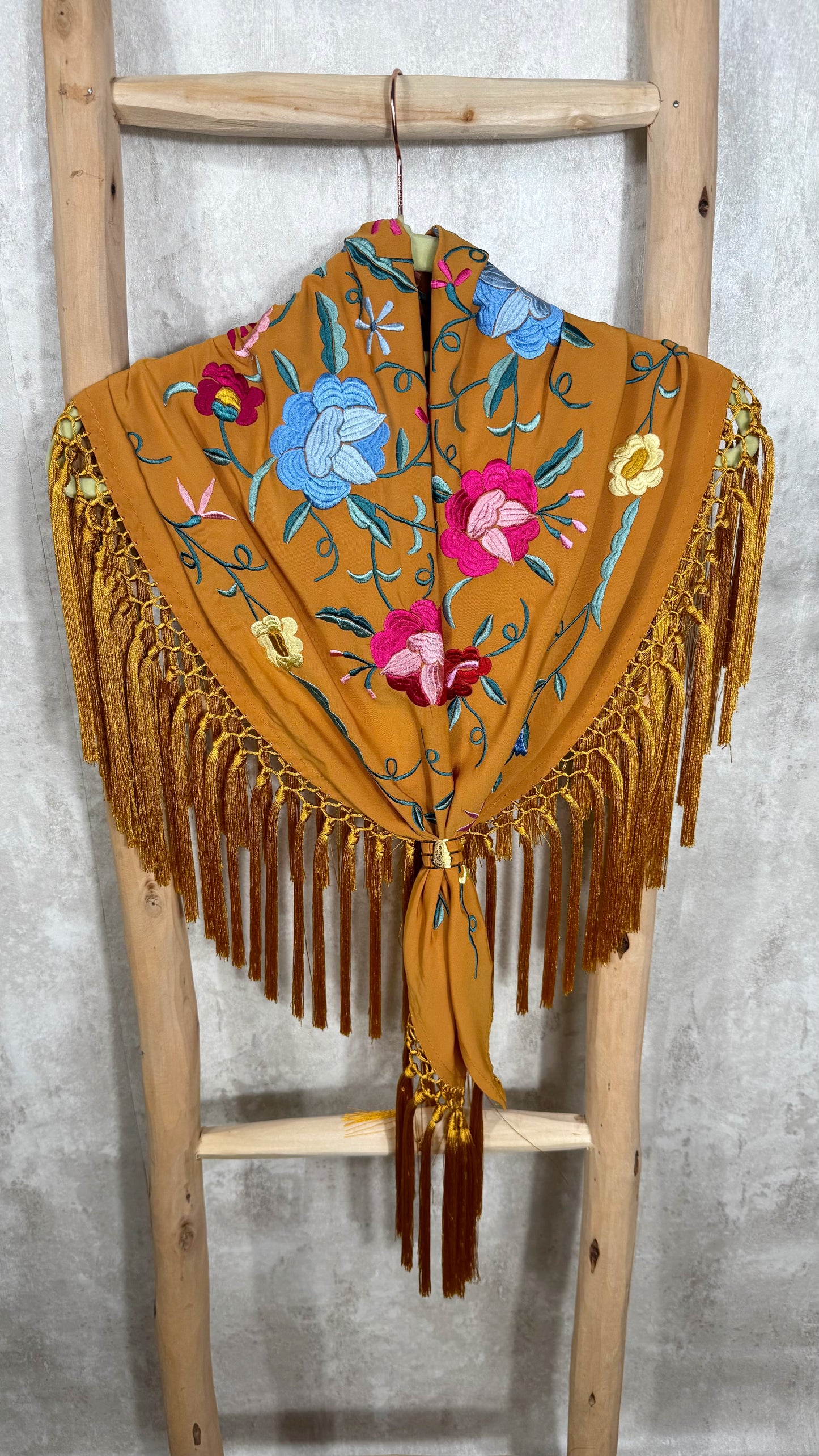 Mantoncillo Bordado Amapola