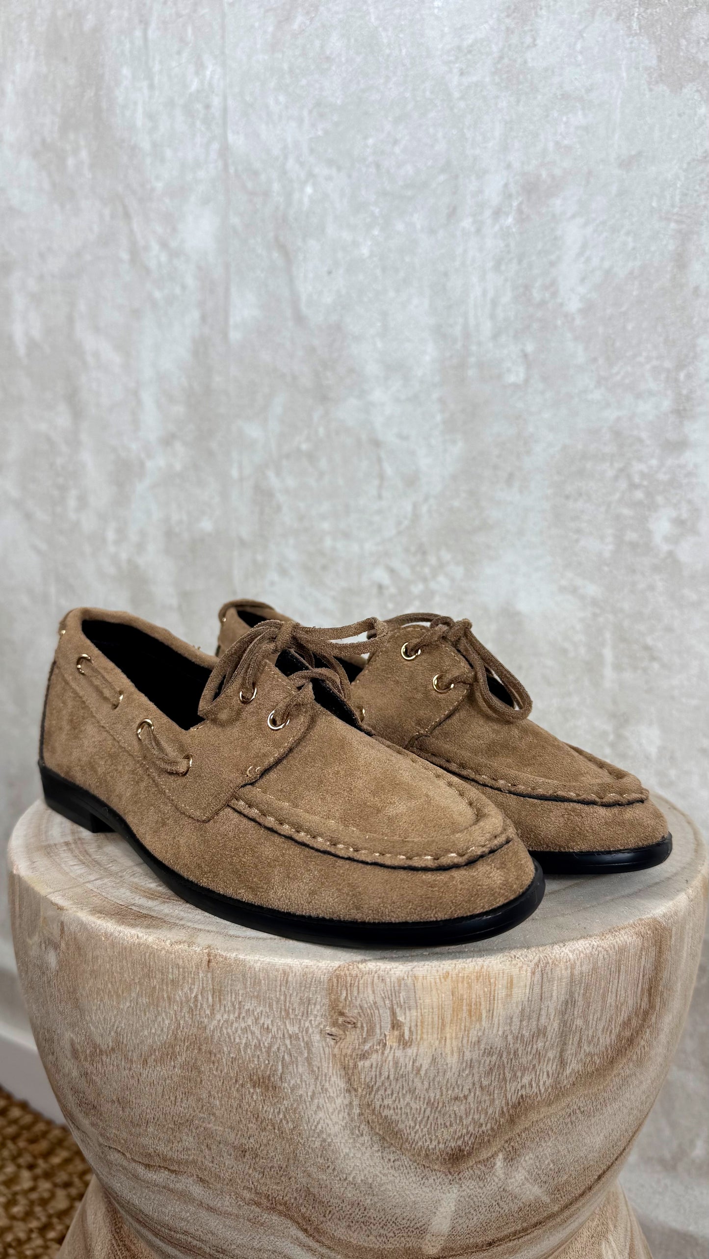 Mocasines de ante