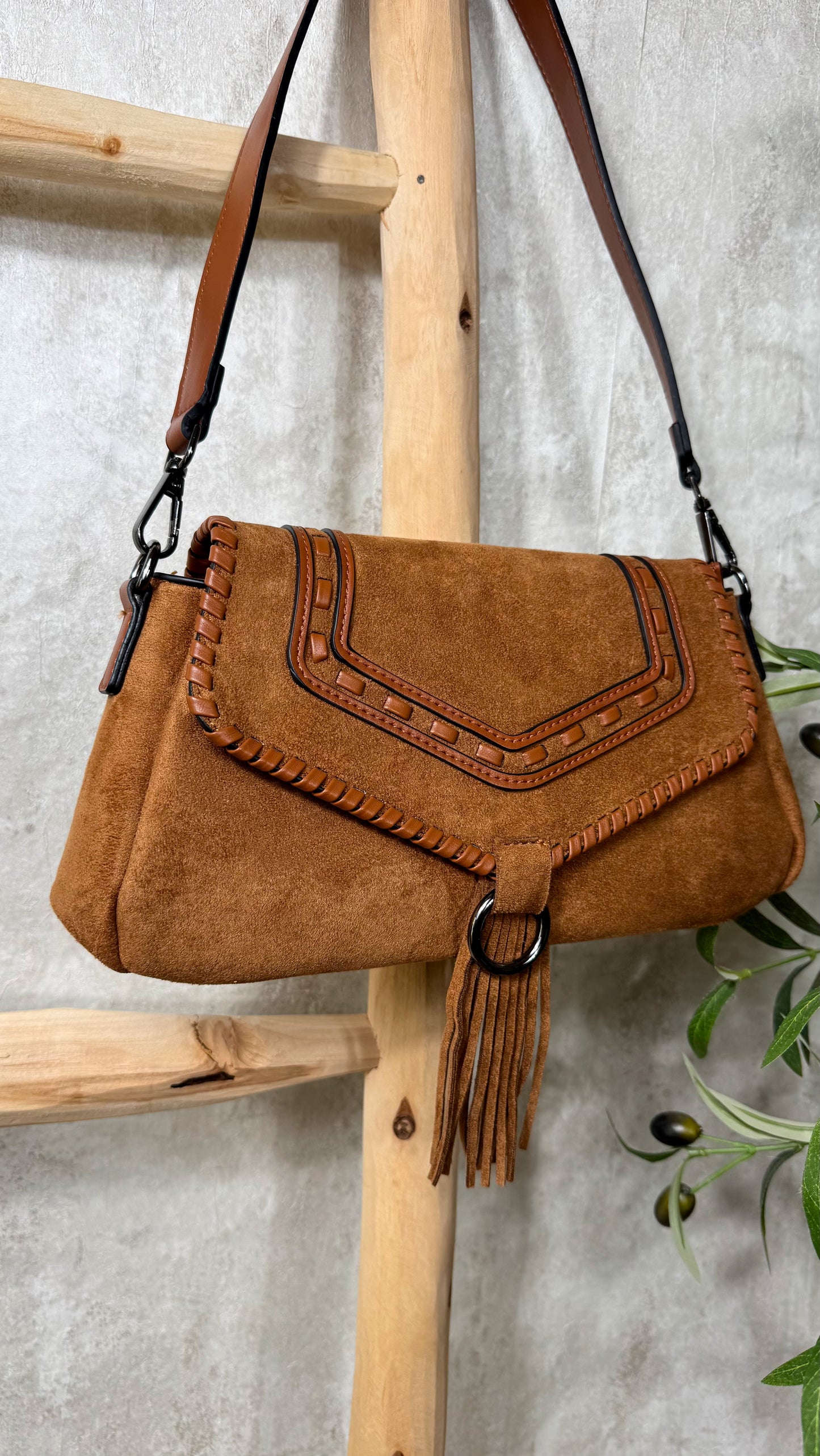Bolso Canela Camel - Mis Raices