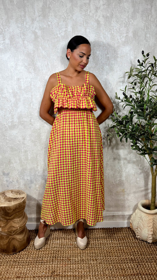 Vestido Vichy - Mis Raices