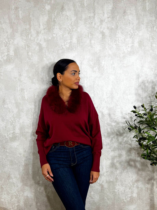 Jersey Masái Burdeos