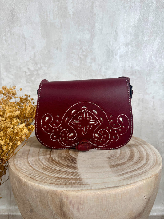 Bolso rociero MR5 cereza