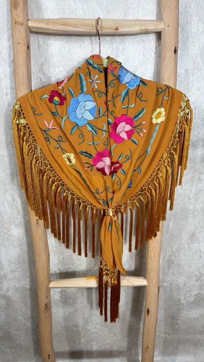 Mantoncillo Bordado Amapola