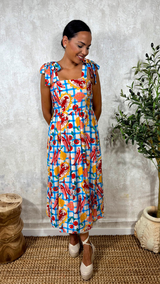 Vestido Mediterráneo - Mis Raices