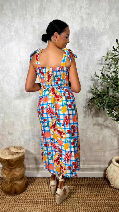 Vestido Mediterráneo - Mis Raices