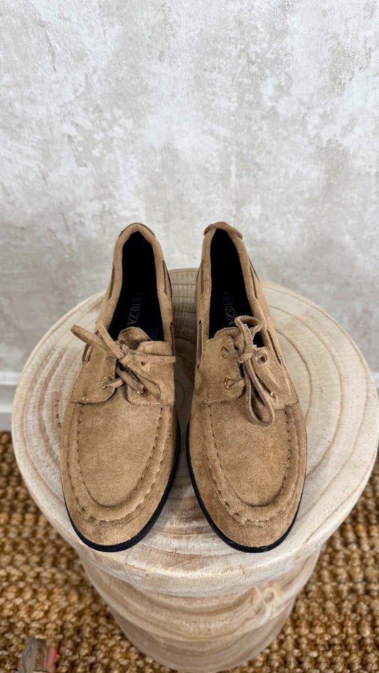 Mocasines de ante