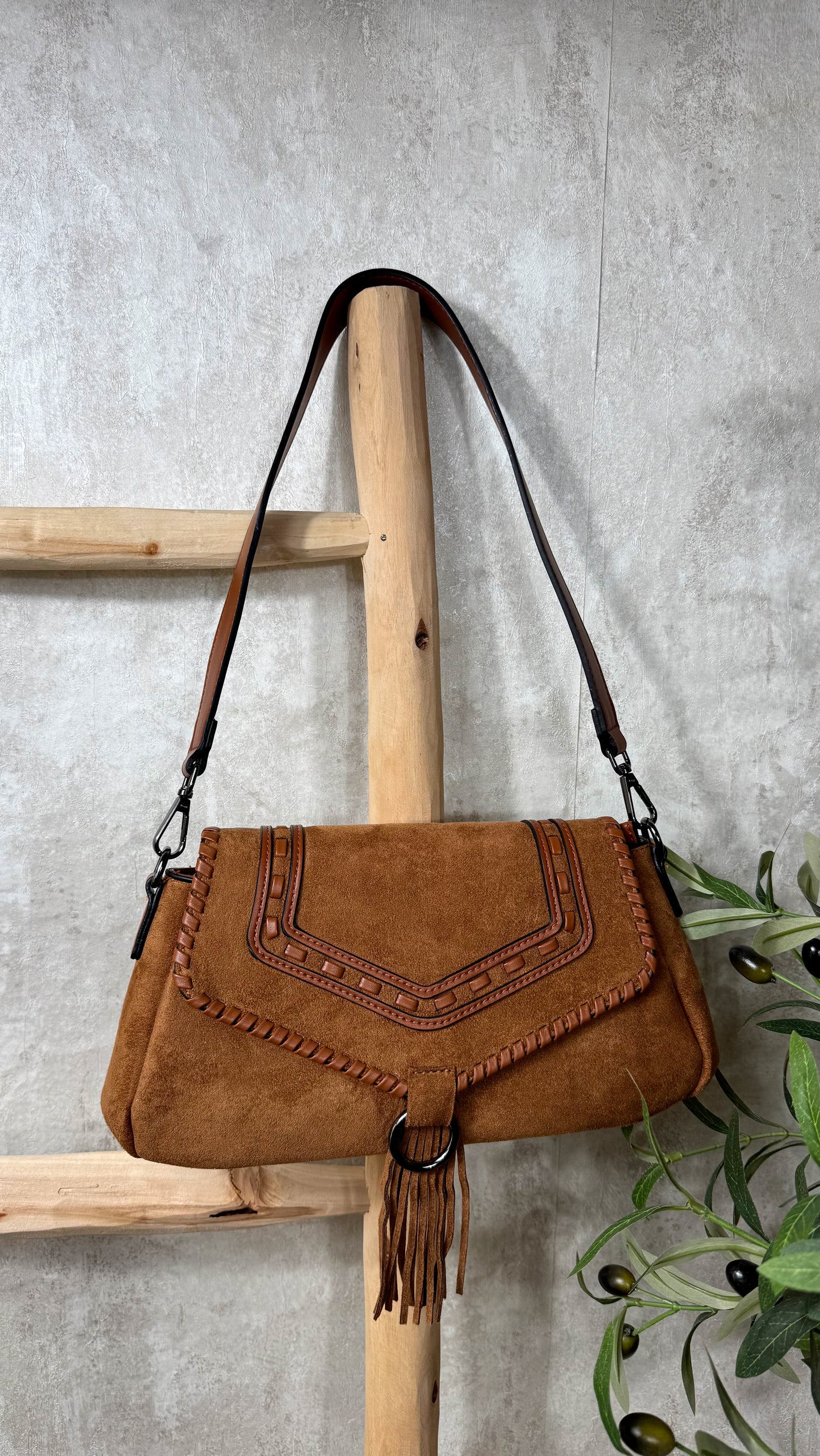 Bolso Canela Camel - Mis Raices