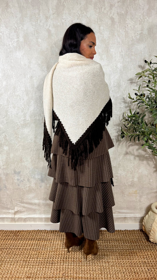 Toca Almazara Beige/Chocolate - Mis Raices